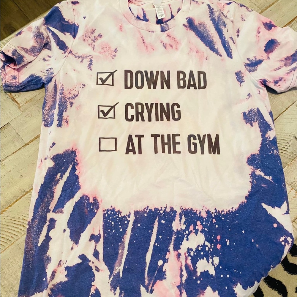 Handmade new! Size medium . Down bad tshirt .